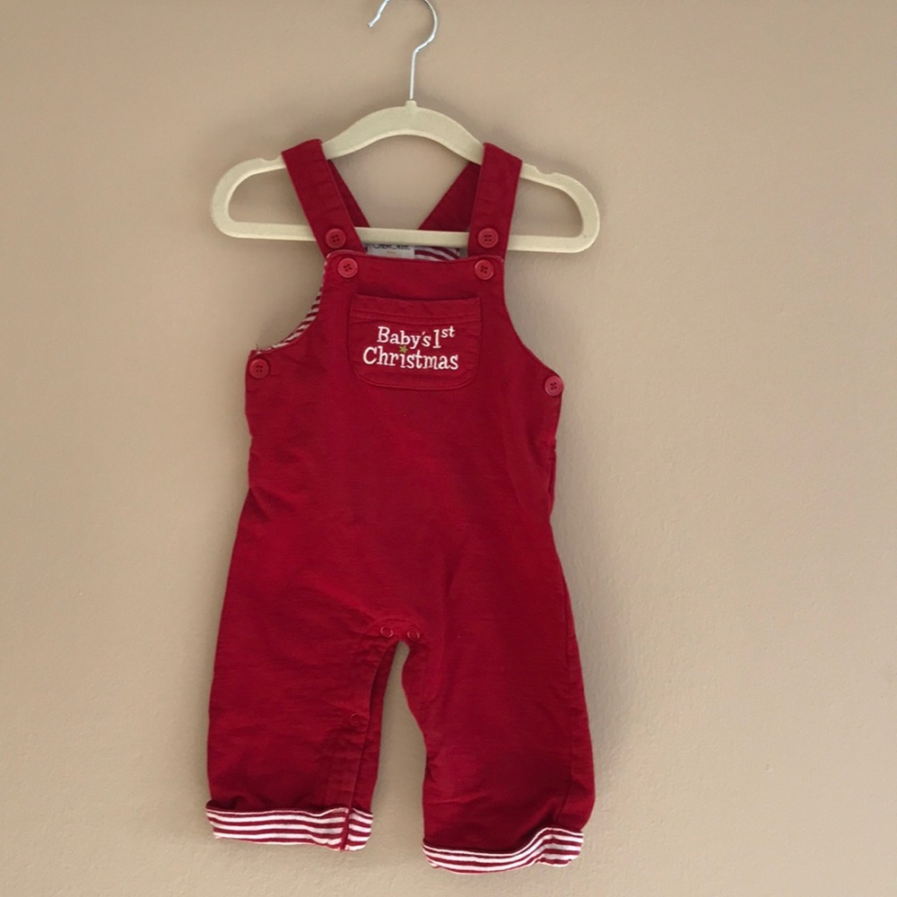 Baby Christmas Overalls
